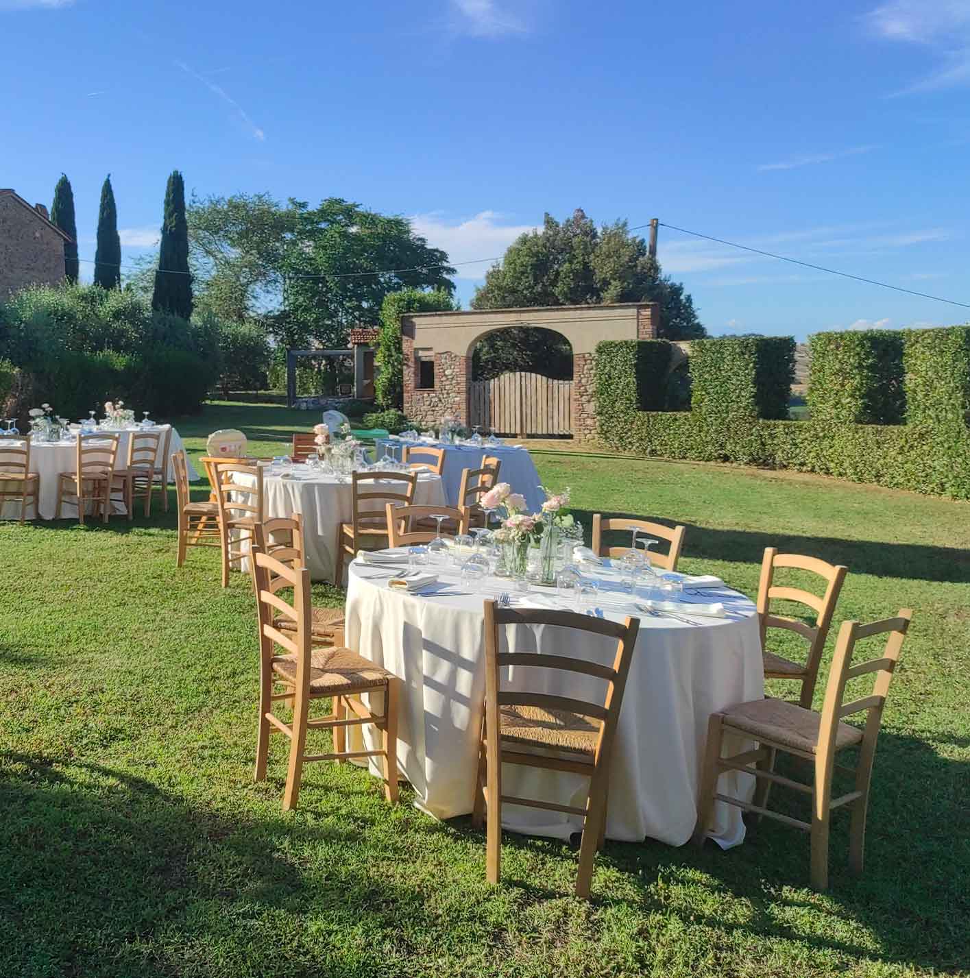 Hochzeitsrestaurant in der Toskana