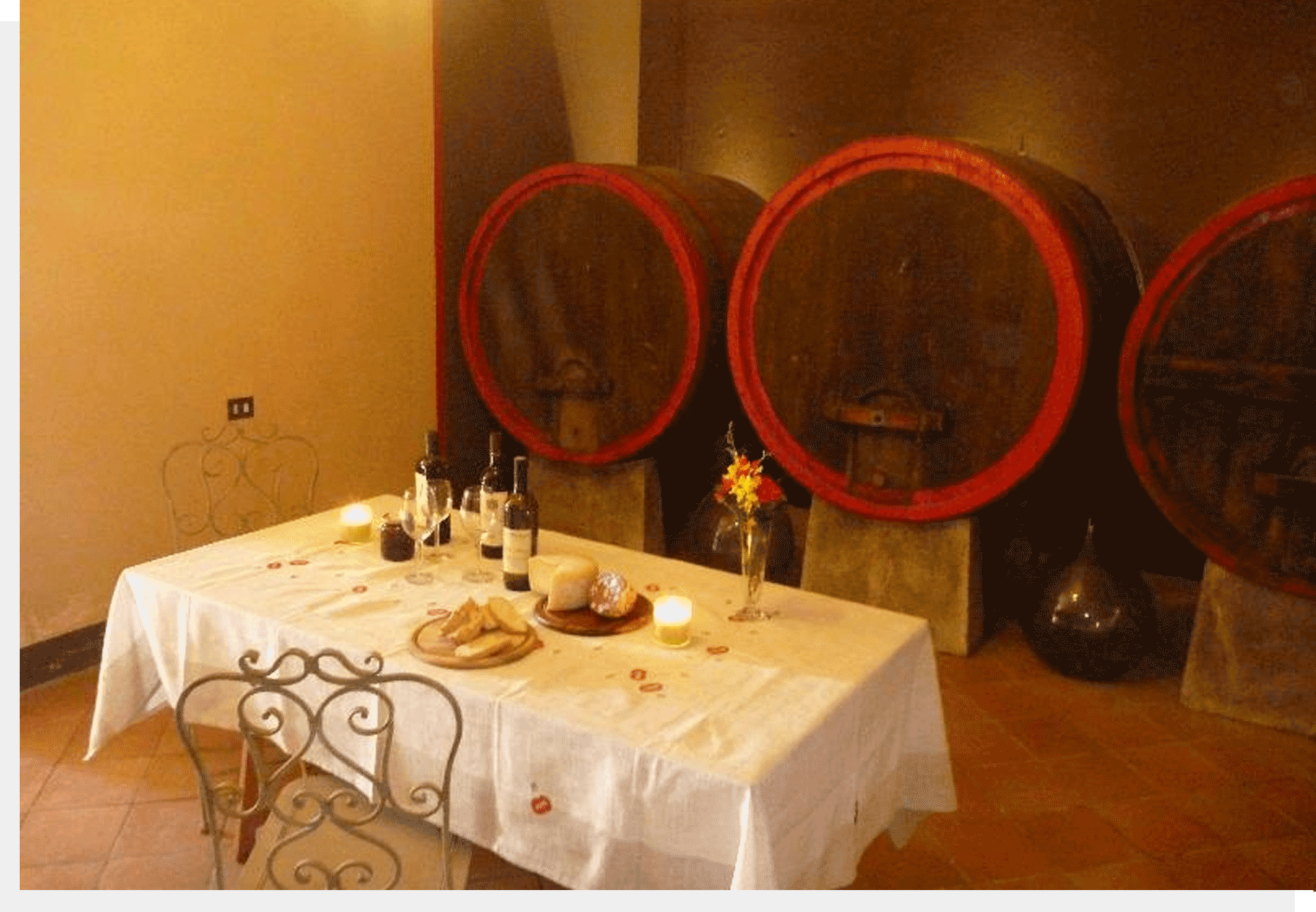 Weinprobe in der Toskana